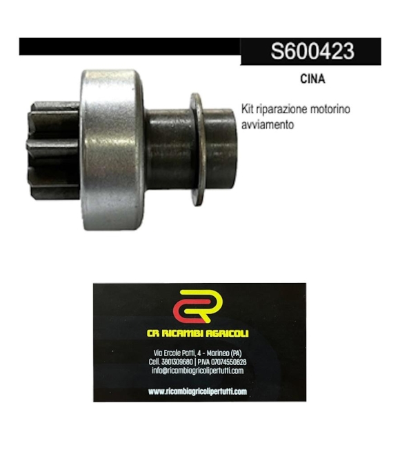 Immagine 0 di CINA pignone per motorino  avviamento 170 – 178 – 186