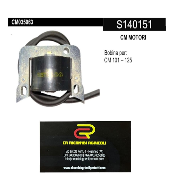 Immagine 0 di CM MOTORI Bobina per : CM 101 – 125