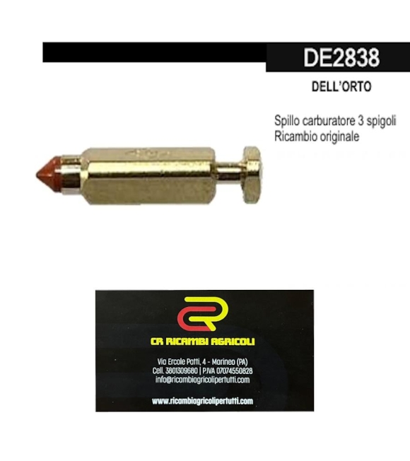 Immagine 0 di DELL’ORTO Spillo 3 spigoli Ricambio originale