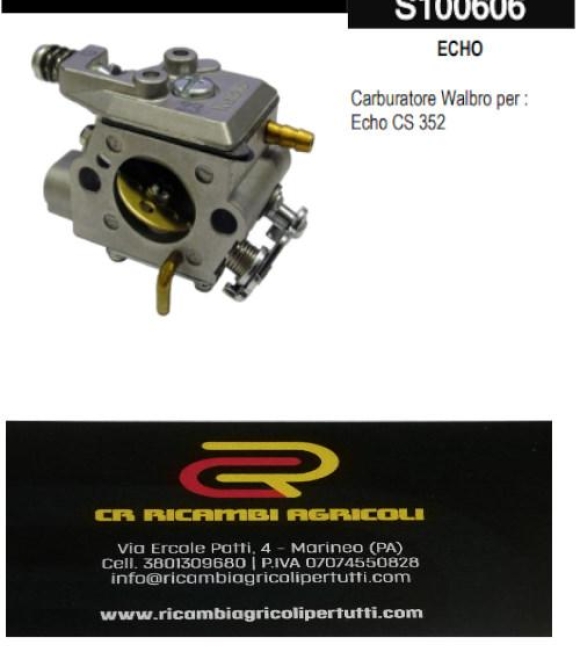 Immagine 0 di ECHO Carburatore Walbro per : Echo CS 352