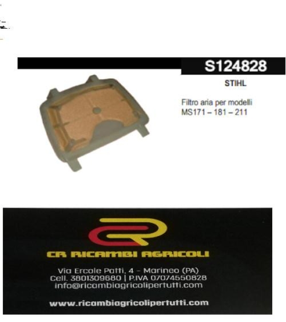Immagine 0 di STIHL Filtro aria per modelli MS171 – 181 – 211