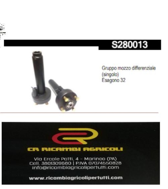 Immagine 0 di Gruppo mozzo differenziale (singolo) Esagono 32