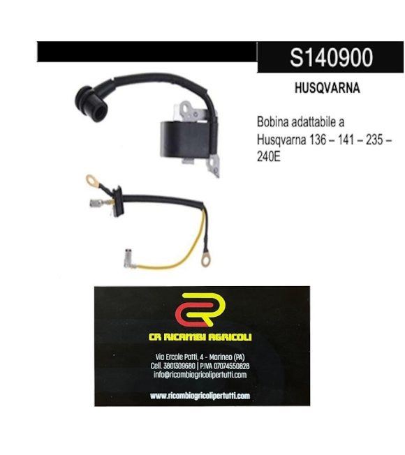 Immagine 0 di HUSQVARNA Bobina adattabile a Husqvarna 136 – 141 – 235 – 240E