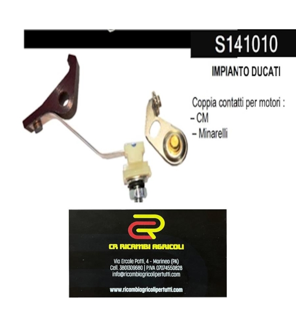 Immagine 0 di IMPIANTO DUCATI Coppia contatti per motori : – CM  – Minarelli