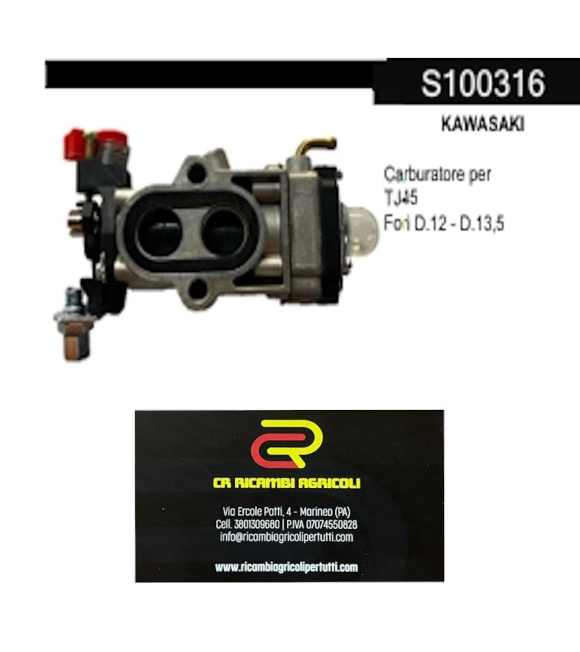 Immagine 0 di KAWASAKI Carburatore per TJ45