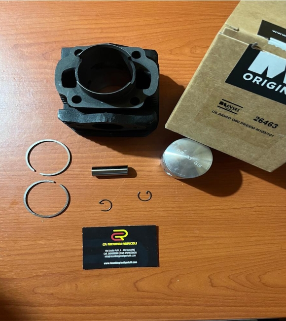 Immagine 1 di MINSEL Kit cilindro + pistone per Minsel M100 Alesaggio Ø 50 + spinotto Ø14