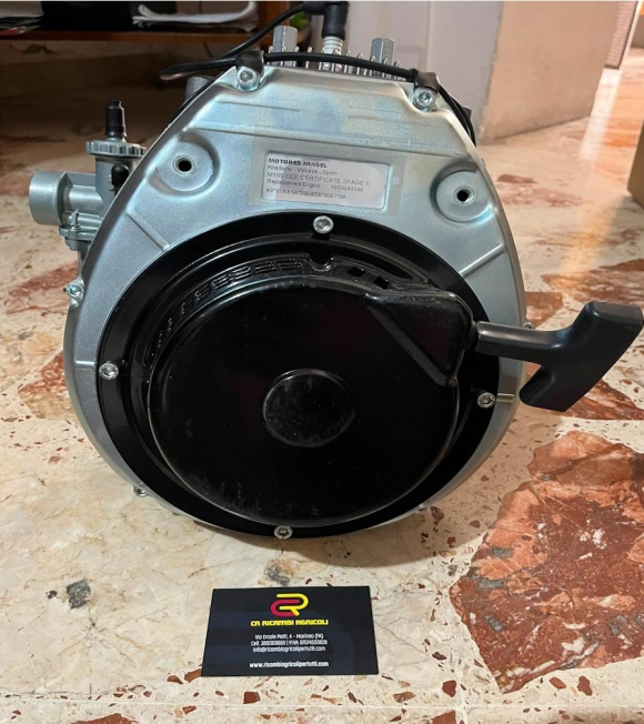 Immagine 5 di MINSEL Motore Minsel 165 8 HP 2T Albero verticale  Con carburatore Bing clone
