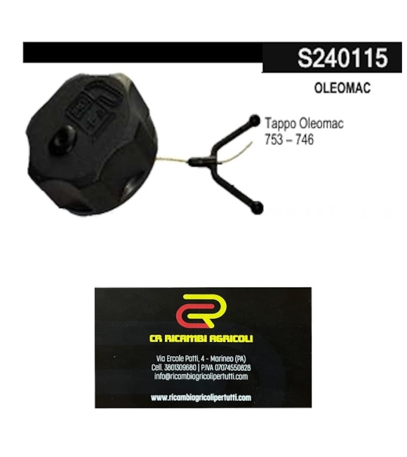 Immagine 0 di OLEOMAC Tappo Oleomac 753 – 746