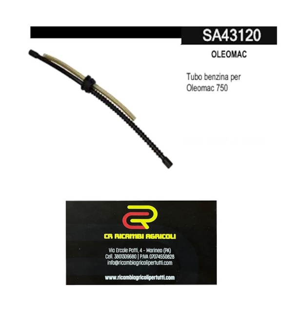 Immagine 0 di OLEOMAC Tubo benzina per Oleomac 750