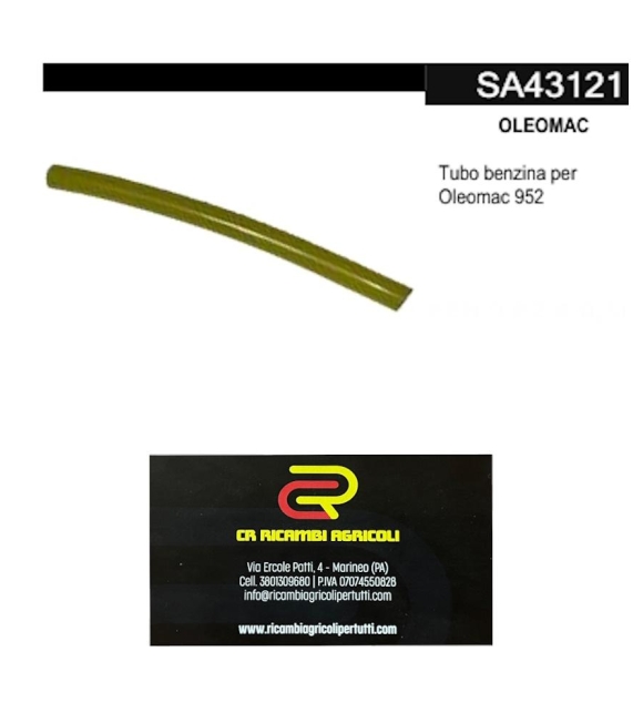 Immagine 0 di OLEOMAC Tubo benzina per Oleomac 952