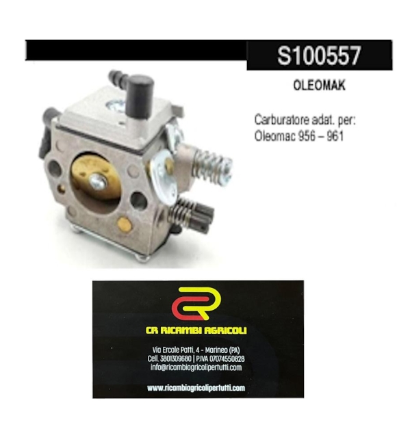 Immagine 0 di OLEOMAK Carburatore adat. per: Oleomac 956 – 961