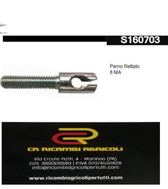 Immagine 0 di Perno filettato 8 MA