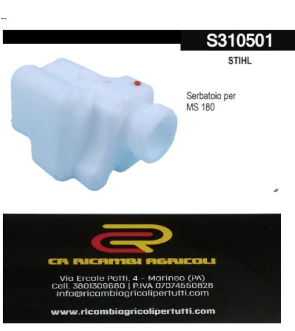 Immagine 0 di STIHL Serbatoio miscela per MS 180 (senza tubo)