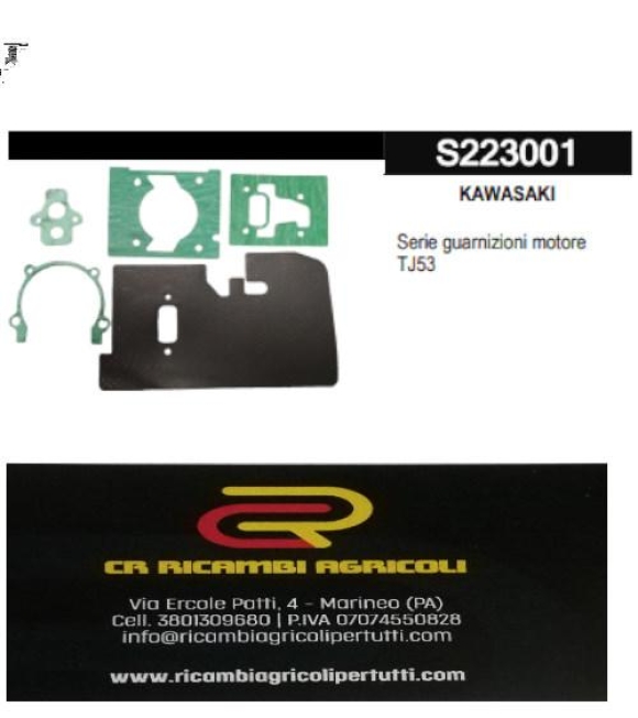 Immagine 0 di KAWASAKI Serie guarnizioni motore TJ53