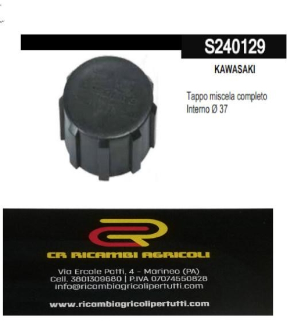 Immagine 0 di KAWASAKI Tappo miscela completo Interno Ø 37