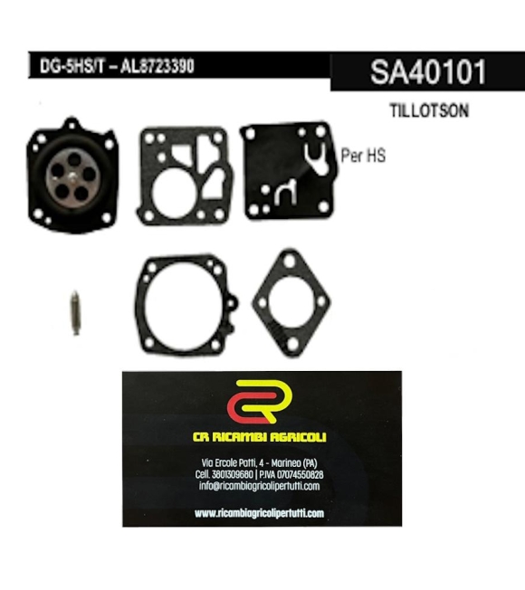 Immagine 0 di TILLOTSON Membrane TILLOTSON Per HS