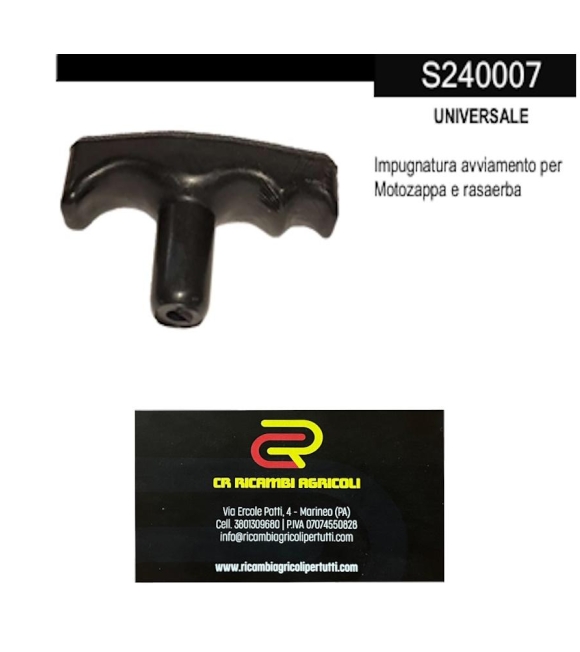 Immagine 0 di UNIVERSALE Impugnatura avviamento per Motozappa e rasaerba