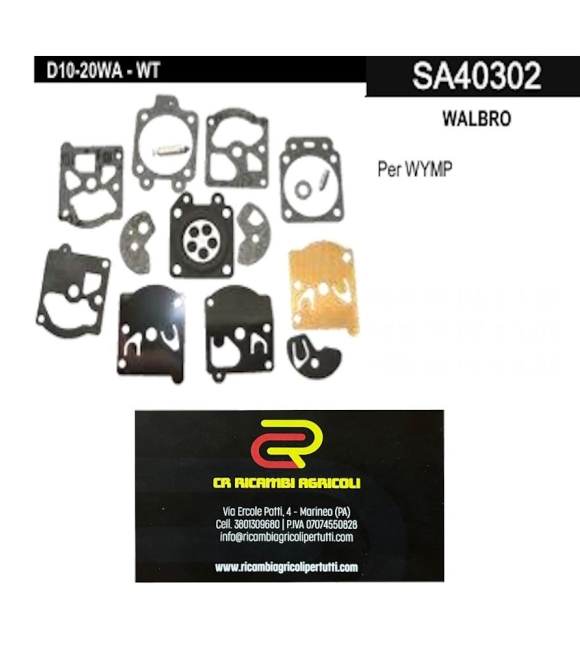 Immagine 0 di WALBRO Membrane WALBRO Per WYMP